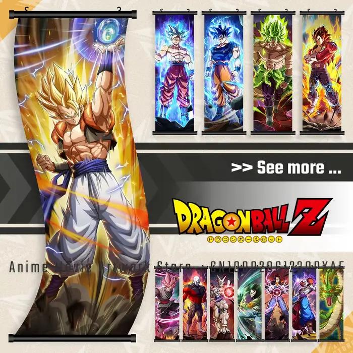 Dragon Ball peinture Anime mur Art HD imprimé affiche Super Saiyan Gogeta toile décoration de la maison rouleaux photo pour salon