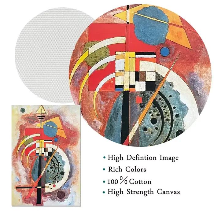 Wassily Kandinsky-Affiche de Décomposition Géométrique Rétro en Toile