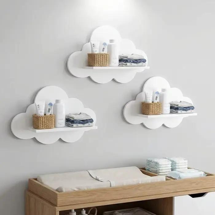 Étagère murale en bois de style moderne