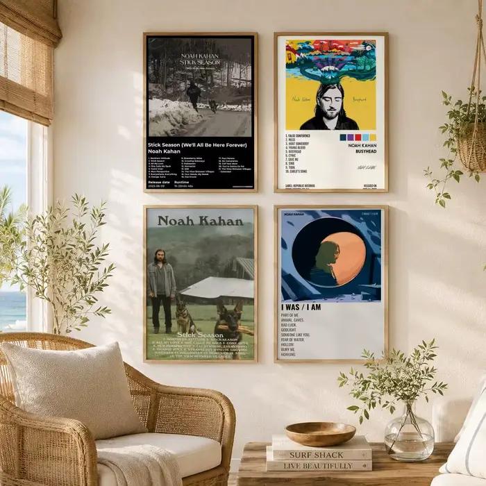Affiche de chanteur folk-pop n-noah Kahan