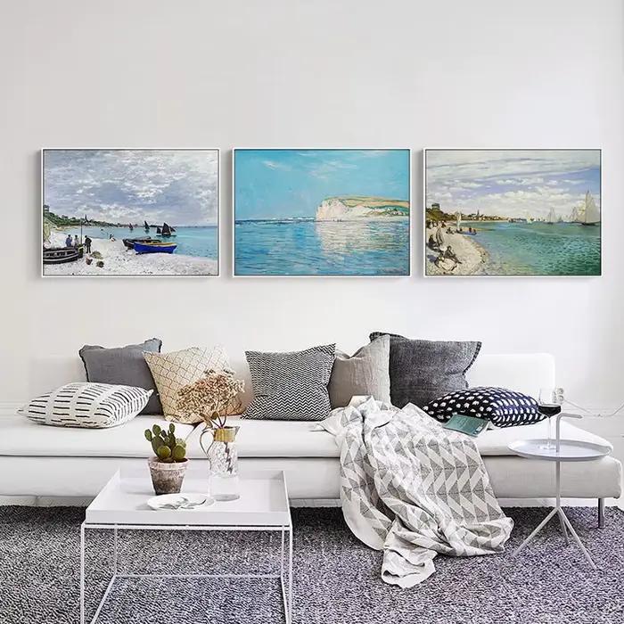 Peinture décorative moderne abstraite de Monet