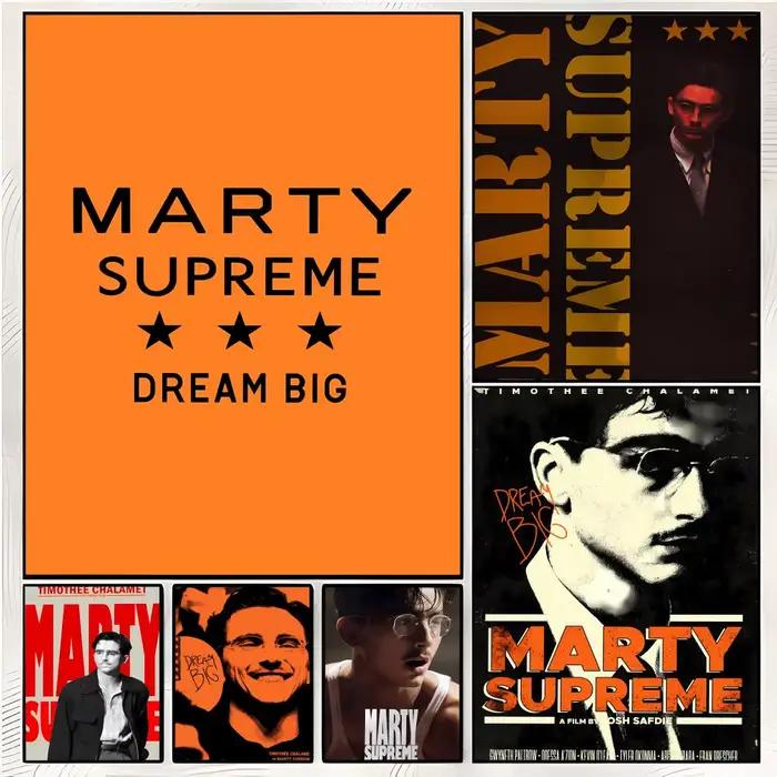 Affiche de style film Cool Urban M-Marty Supreme