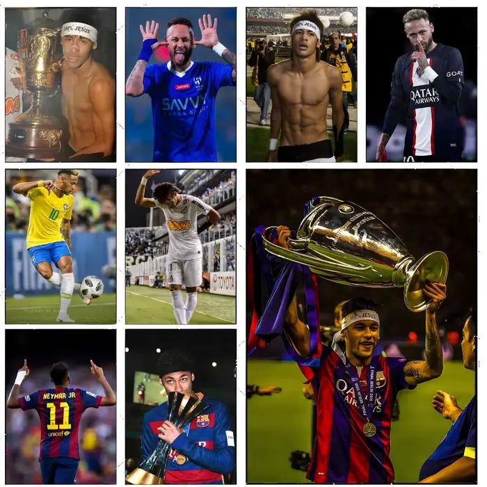 Affiche de la légende du football N-Neymar Jr