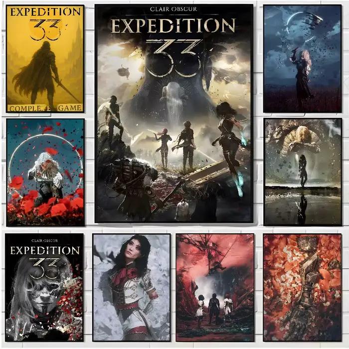 Clair Obscur expédition 33 affiche HD