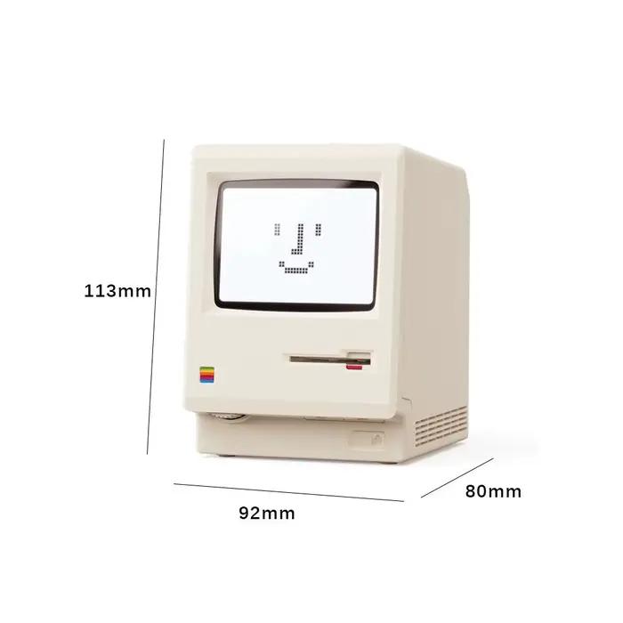 Maclock créatif rétro horloge alarme intelligente
