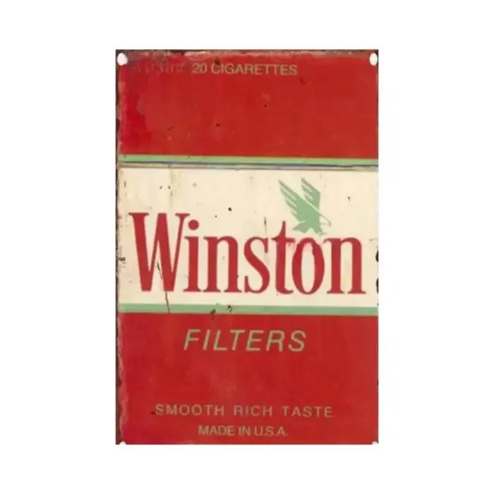 Panneau métallique Vintage pour cigarettes et tabac