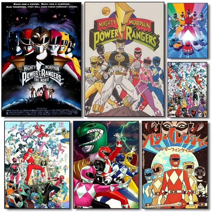 Affiche TV m-meighty Morphin Power Rangers
