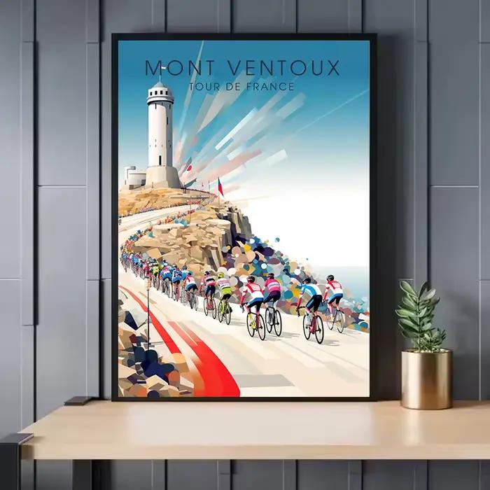 Affiche De vélo et cycliste Tour De France