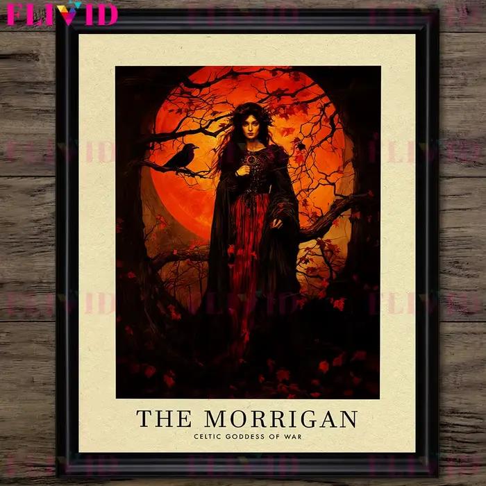 Mythologie grecque déesse nordique Vintage mur Art toile peinture