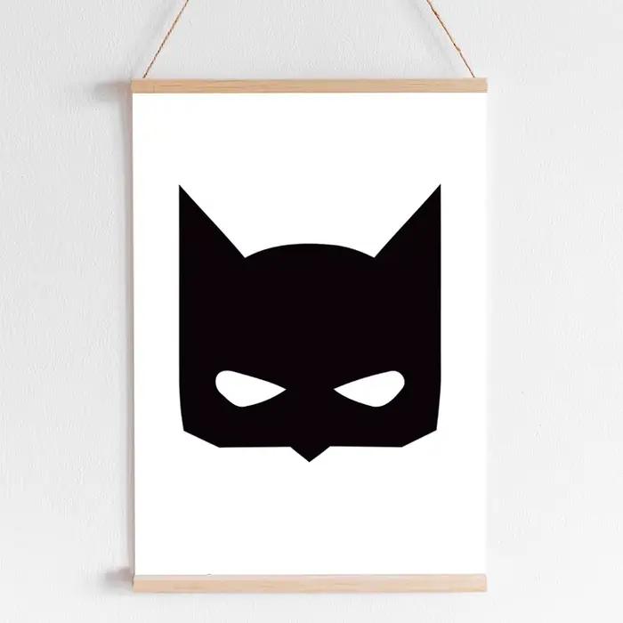 Batman citations inspirantes impressions d'art noir blanc affiches Style nordique INS toile peinture garçons chambre décoration murale