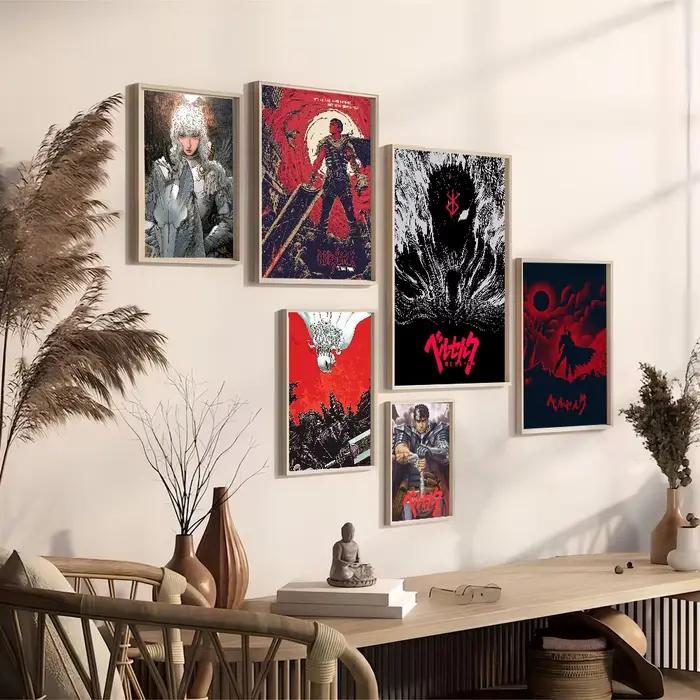Affiches de films classiques d'anime japonais Berserk