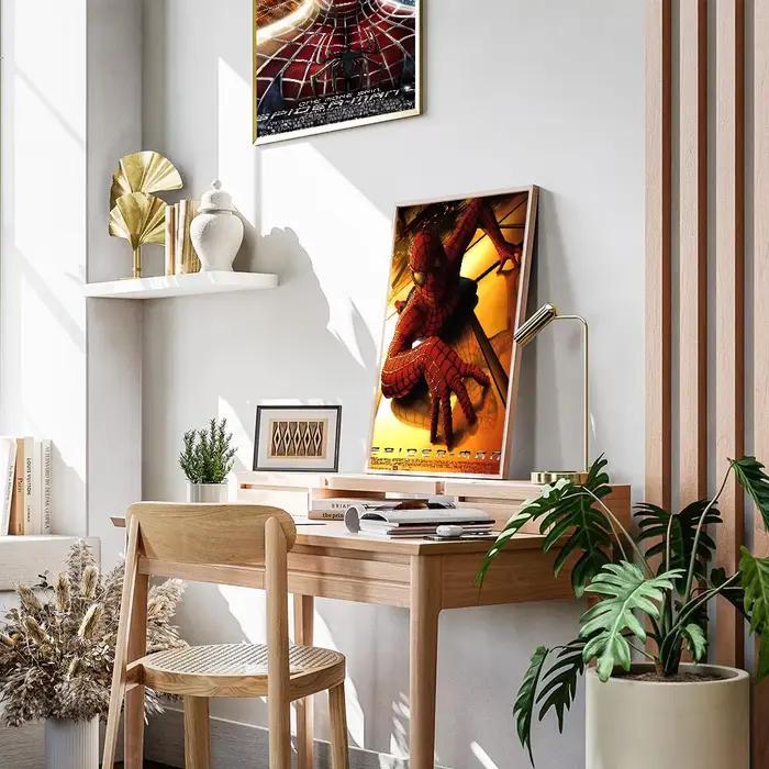 Avengers M-Marvel Spider-Man affiche de film autocollants salon chambre entrée café mur Art décoration peinture