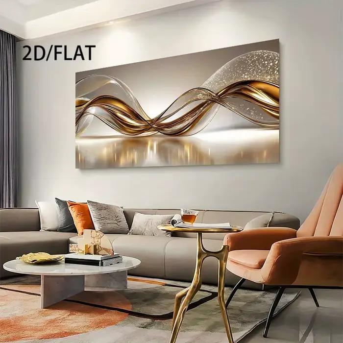 Toile de peinture abstraite moderne Extra Large