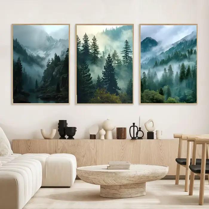 Affiche Misty Mountainside