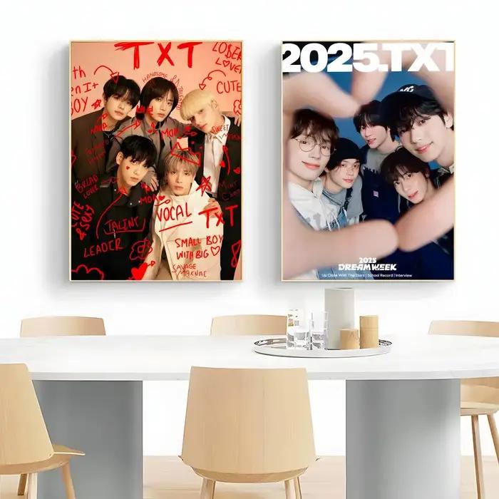 Affiche Kpop TXT fraîche