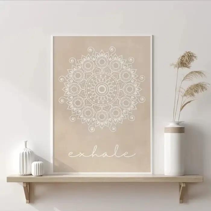 Toile d'art mural Mandala abstrait