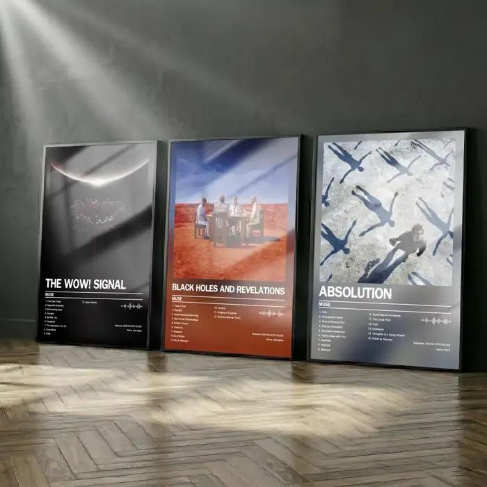 Ensemble d'affiches d'album Muse
