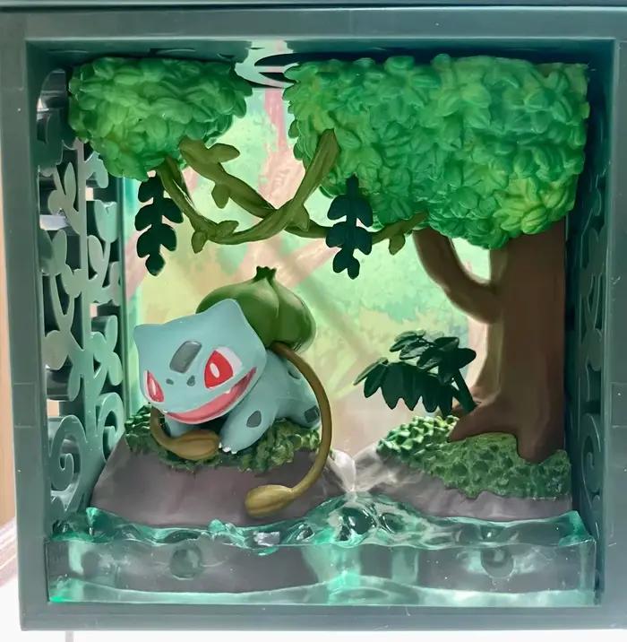 Re-Ment – cadre Pokemon vert foncé