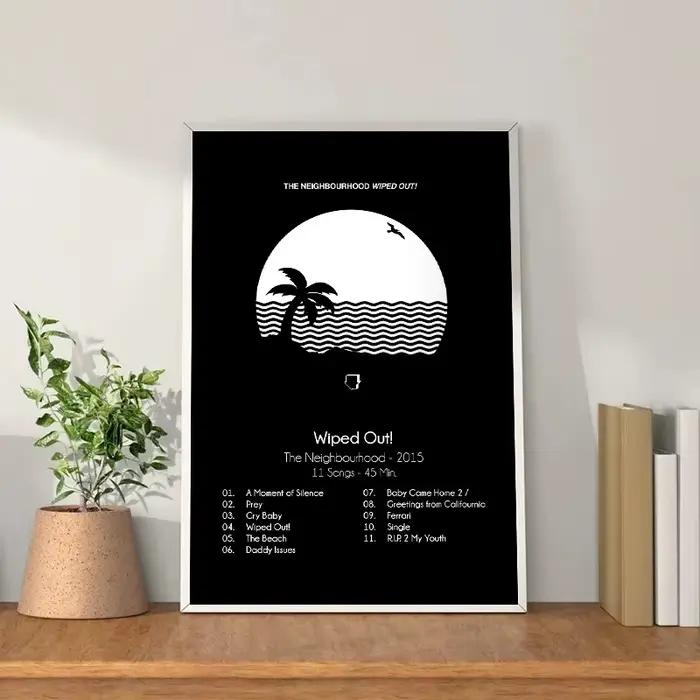 The Music Neighbourhood Landscape Album Cover Art Posters