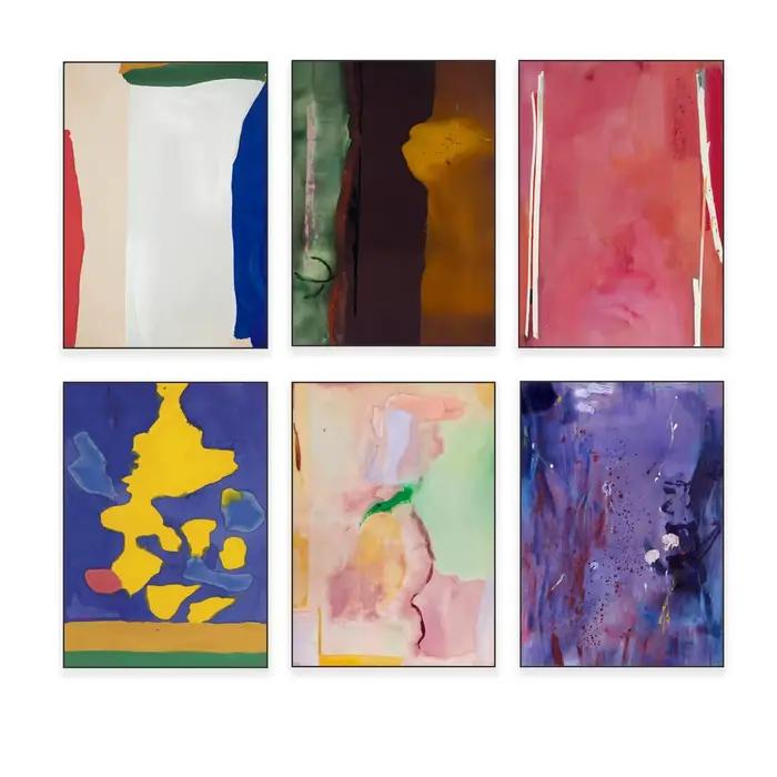 Helen Frankenthaler peintre expressionniste abstrait américain