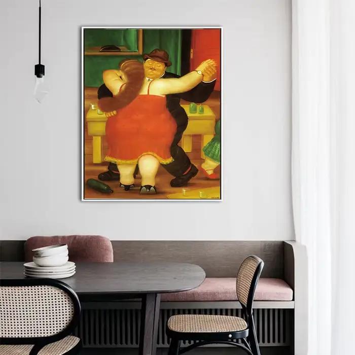 Peinture sur toile d'art célèbre de Fernando Botero