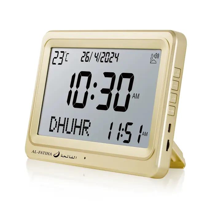 AL FATIHA – horloge murale LCD Azan