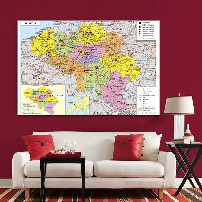 Affiche d'art mural français