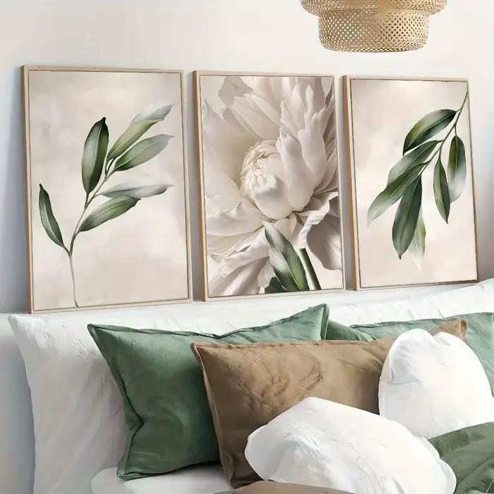Art mural moderne pour la chambre - Art mural botanique minimaliste