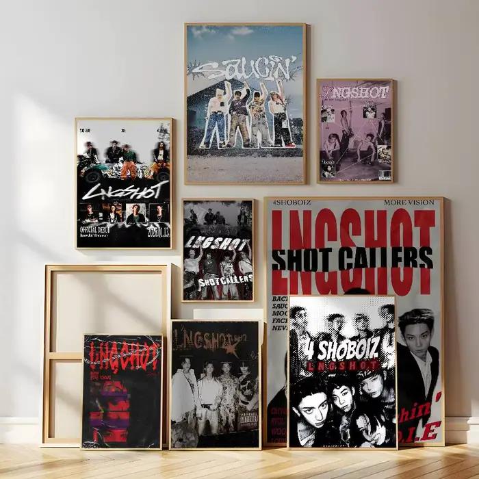 L-LNGSHOT – affiche autocollante murale