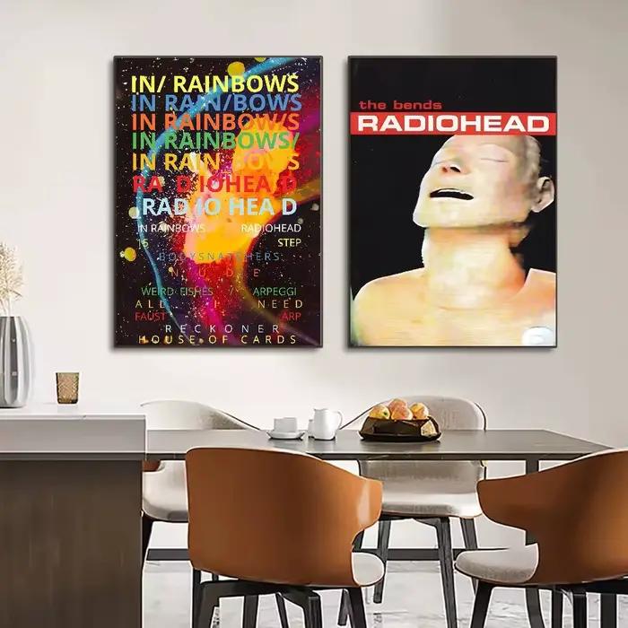 R-Radiohead – affiche arc-en-ciel