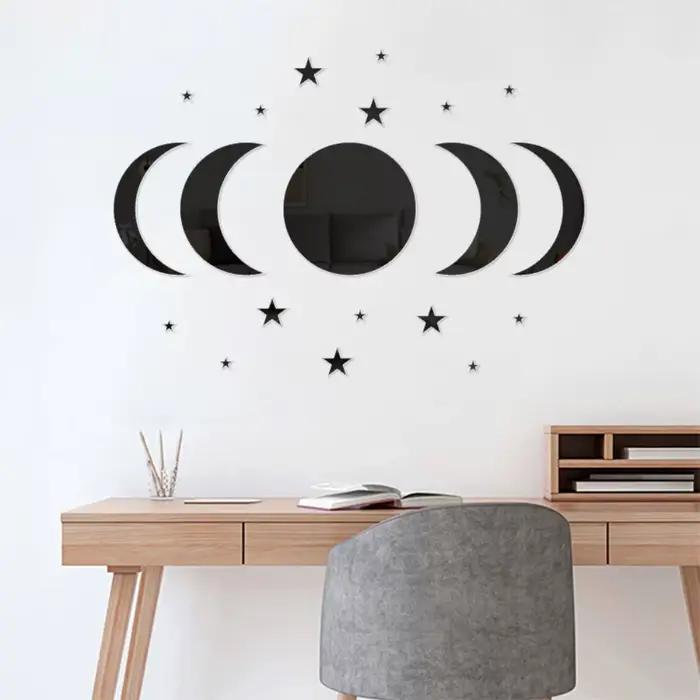 Miroir mural Design Cycle de lune