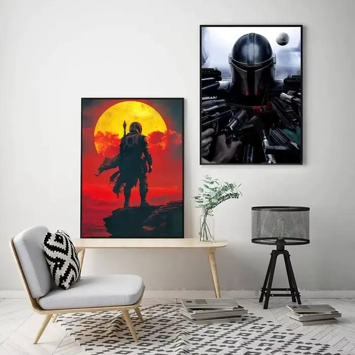 Affiche de film TV classique Anime The-M-Mandalorian
