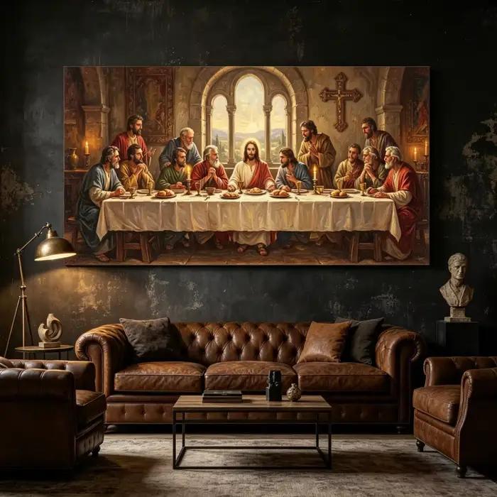 Tableau mural sur toile La Cène