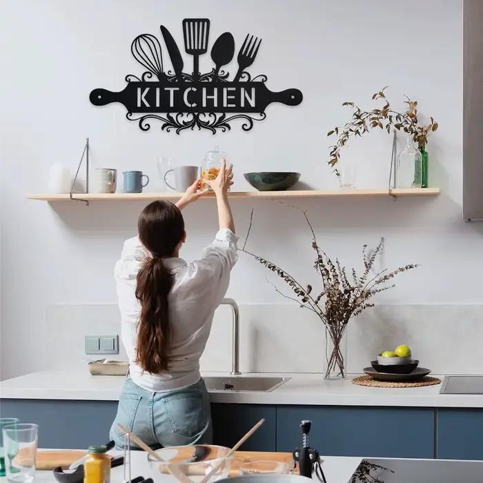 Décoration murale rustique pour cuisine de ferme