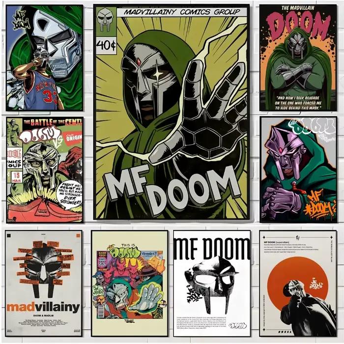 Affiche décorative du chanteur rappeur M-MF Doom