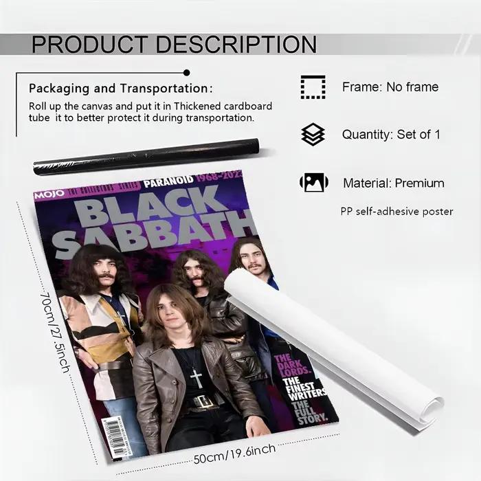 Affiche HD de la groupe B-Black S-Sabbath