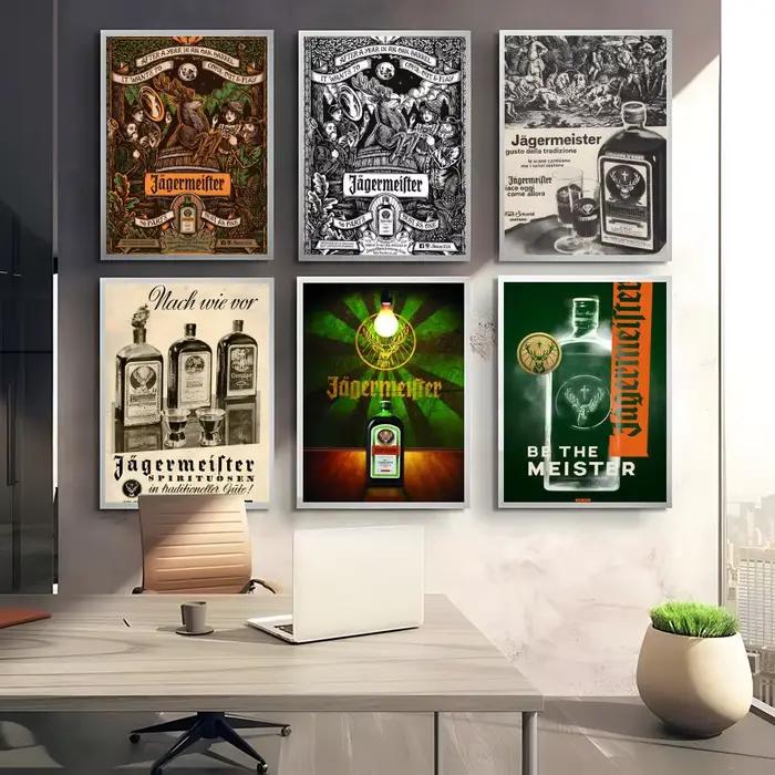 Affiche avec Logo de bière j-jagermeisters
