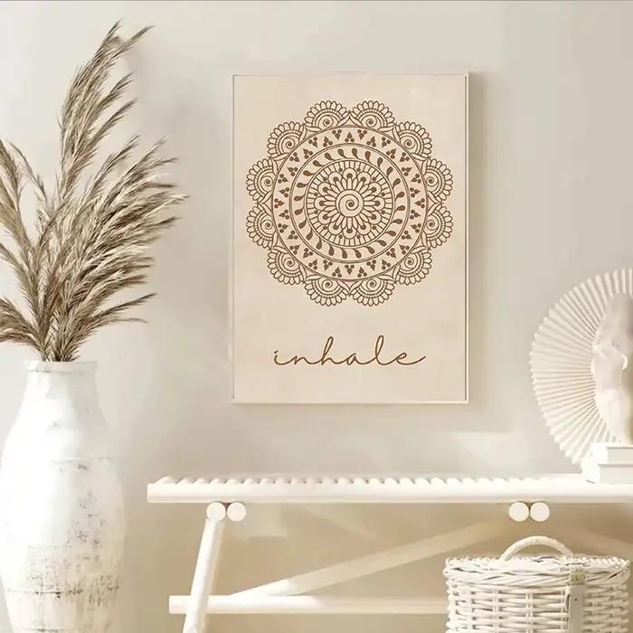 Toile d'art mural Mandala abstrait