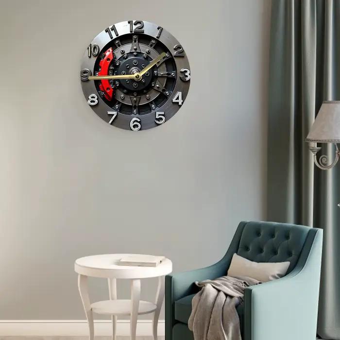 Horloge murale 2D, horloge mécanique