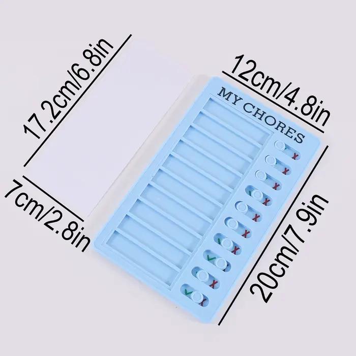 Tableau de tâches pour enfants avec 1 carte vierge