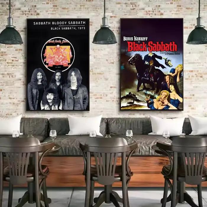 Affiche noire s-sabbath Band Anmie