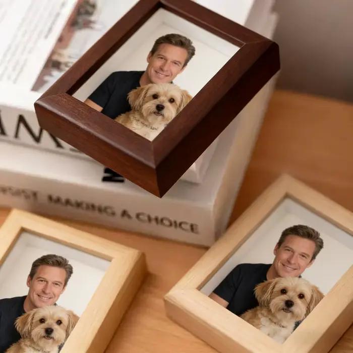 Cadre photo miniature personnalisé - Personnalisation de photos