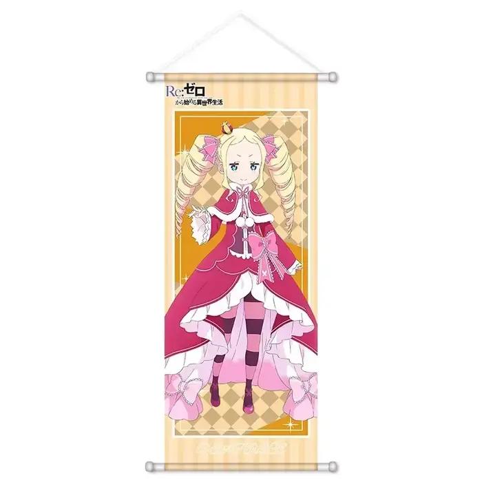 Affiches de l'anime Re:Life in A Different World From Zero Rem Ram Emilia Beatrice