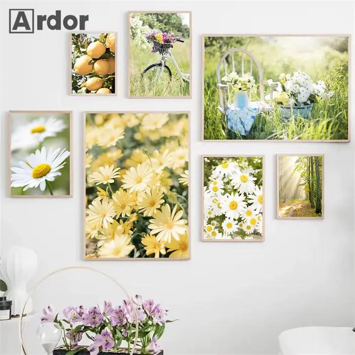 Affiche murale de paysage naturel de printemps