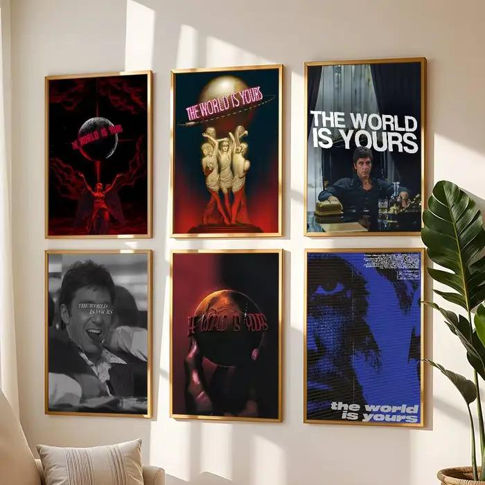 Affiche rétro The World Is Yours Scarface