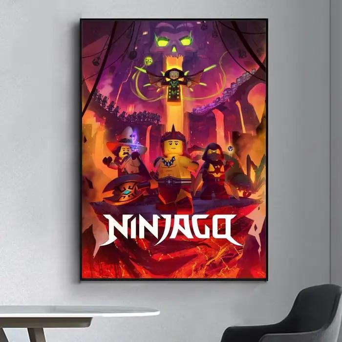 Cool L-LEGOs dessin animé n-ninjago affiche fantaisie