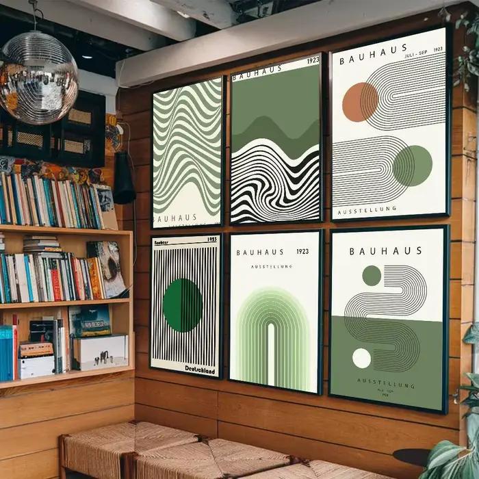 Affiches Bauhaus Green Lines