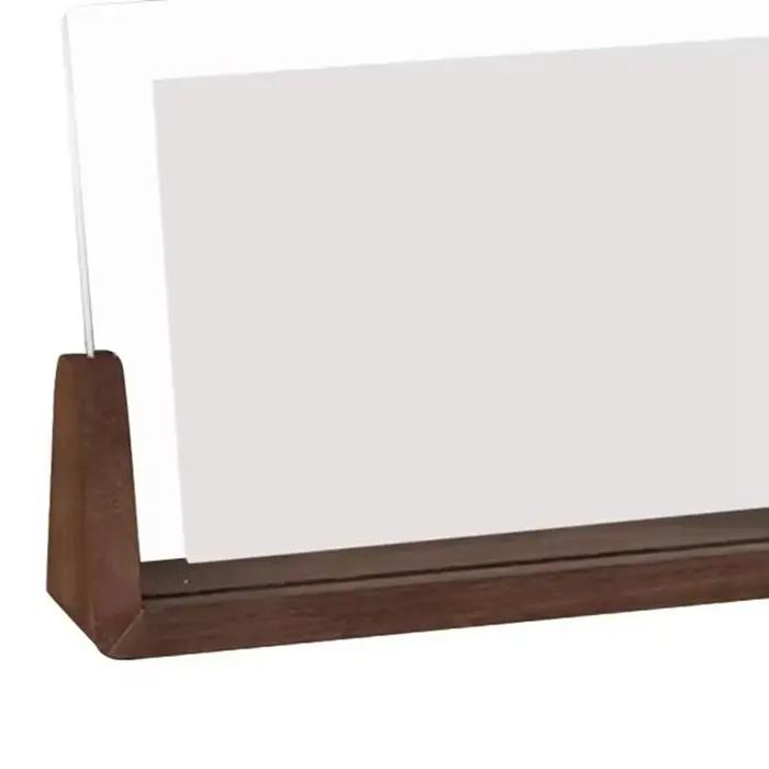 Noyer/hibêtre cadre Photo acrylique U forme