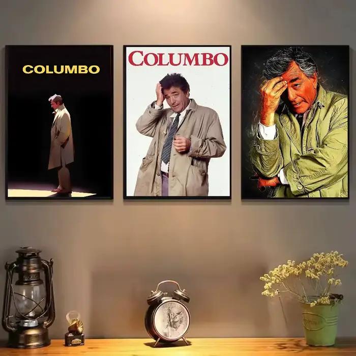 Affiche autocollante de films classiques C-Columbo