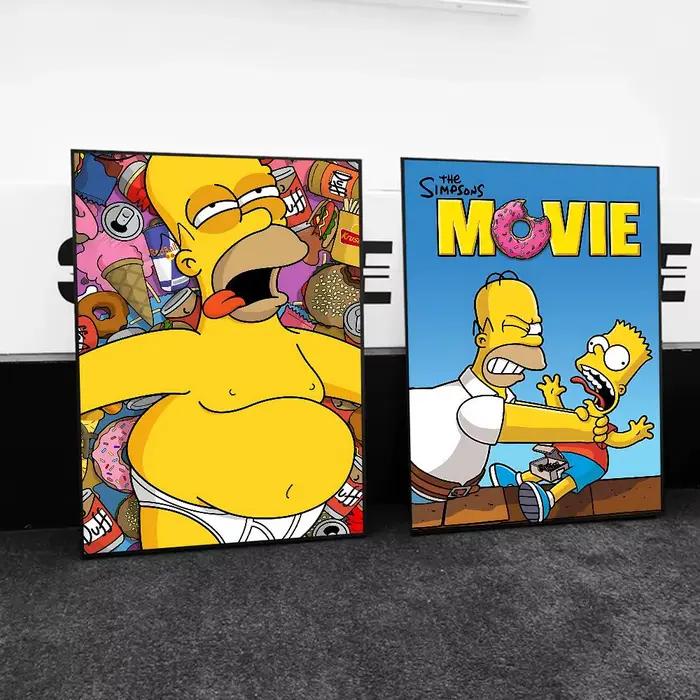 Affiche drôle de Simpson imprimée A5 A4 A3 A2